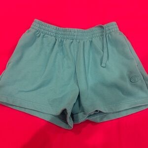 Champion Women's Teal Sweat Shorts